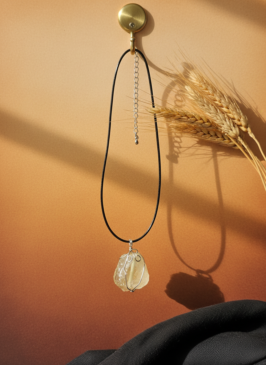 Yellow Quartz Crystal
